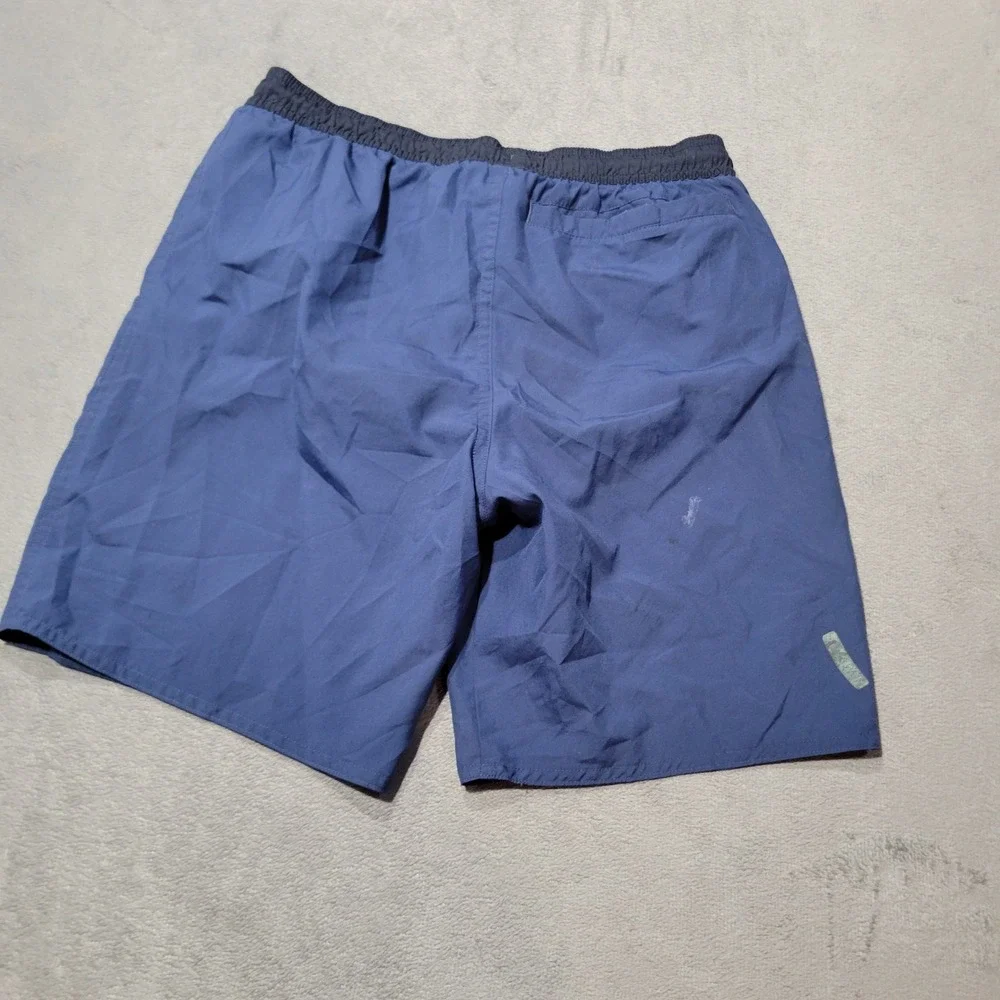 Adidas Swim Trunks Boys Large 13-14Y Navy Blue FL8721 Gradient‎ Logo Athletic